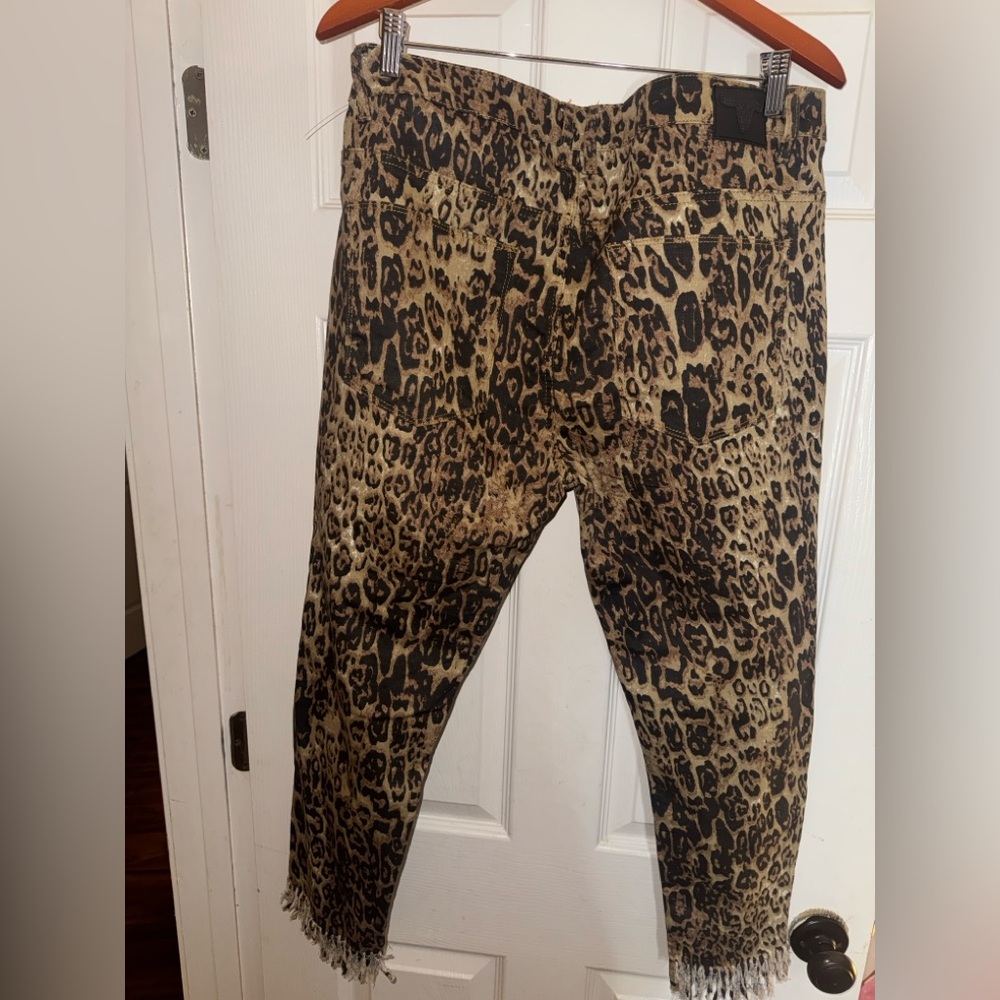 L&B Wild Leopard Print Trousers - Picture 4 of 9